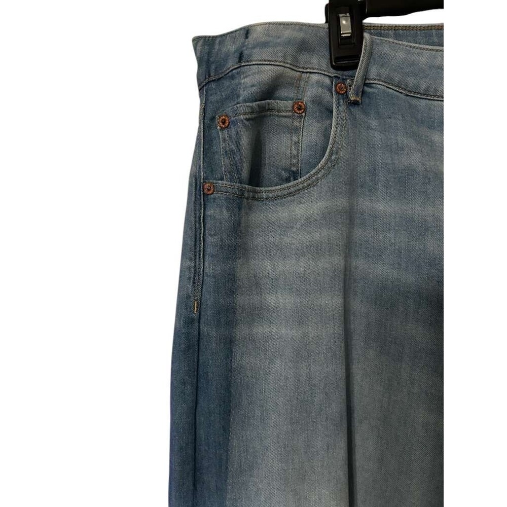 American Eagle Baggy Super High Rise Wide Leg Jeans Size 20 Denim Stretch Y2K - Picture 2 of 7